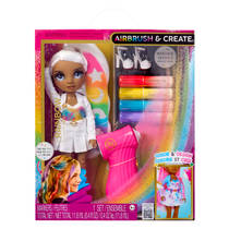 Rainbow High Air Brush & Create modepop grijze ogen productafbeelding 2