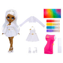 Rainbow High Air Brush & Create modepop grijze ogen productafbeelding 6
