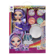 Rainbow High Rainbow Shimmers met slijm modepop Violet productafbeelding 2