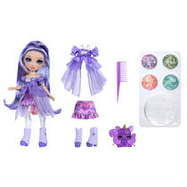 Rainbow High Rainbow Shimmers met slijm modepop Violet productafbeelding 3