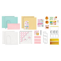 MGA's Miniverse Spaces startpakket roze ijssalon productafbeelding 3