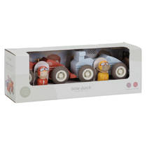 Little Dutch houten pullback raceauto set 2-delig productafbeelding 2