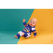 BABY born joggingpak - 43 cm - blauw productafbeelding 5