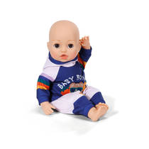 BABY born joggingpak - 43 cm - blauw productafbeelding 3