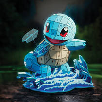 Pokémon Squirtle 4D bouwpuzzel modelbouwset productafbeelding 7