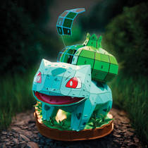 Pokémon Bulbasaur 4D bouwpuzzel modelbouwset productafbeelding 7