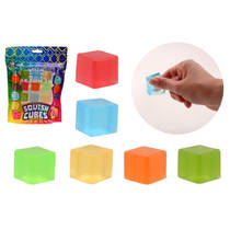 Anti-stress squeez kubussen - 12 stuks productafbeelding 2
