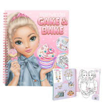 TOPModel Cake & Bake kleurboek met pailletten