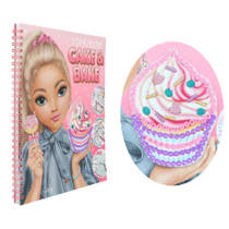 TOPModel Cake & Bake kleurboek met pailletten productafbeelding 4