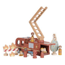 Little Dutch houten brandweerwagen set productafbeelding 6