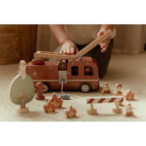 Little Dutch houten brandweerwagen set productafbeelding 4