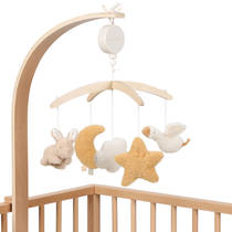 Little Dutch Newborn Naturals houten muziekmobiel productafbeelding 4