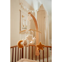 Little Dutch Newborn Naturals houten muziekmobiel productafbeelding 3