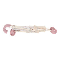 Little Dutch witte poppenbuggy met bloemen- en vlinderpatroon productafbeelding 6