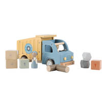 Little Dutch houten kiepwagen - blauw