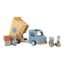 Little Dutch houten kiepwagen - blauw productafbeelding 6
