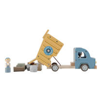 Little Dutch houten kiepwagen - blauw productafbeelding 4