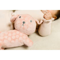 nijntje snuffie knuffel Pink Flower - 25 cm productafbeelding 4