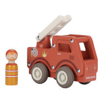 Little Dutch houten brandweerwagen met pop