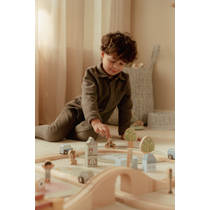 Little Dutch houten treinset - 114-delig productafbeelding 5