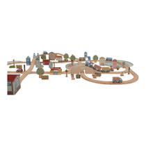 Little Dutch houten treinset - 114-delig productafbeelding 3