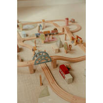 Little Dutch houten treinset - 114-delig productafbeelding 6