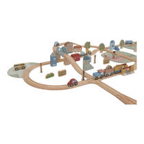 Little Dutch houten treinset - 114-delig productafbeelding 10