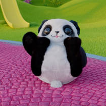 FurReal Coco de tuimelende panda interactieve knuffel productafbeelding 4
