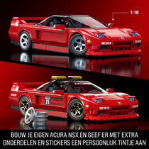 Mattel Brick Shop Hot Wheels 90 Acura NSX productafbeelding 4