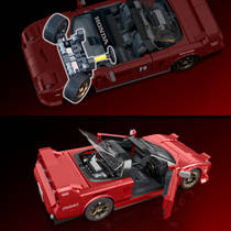 Mattel Brick Shop Hot Wheels 90 Acura NSX productafbeelding 3
