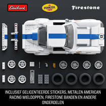 Mattel Brick Shop Hot Wheels Corvette Grand Sport productafbeelding 4
