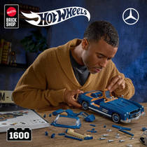 Mattel Brick Shop Hot Wheels Mercedes-Benz 300 SL productafbeelding 2