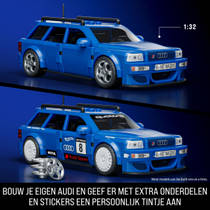 Mattel Brick Shop Hot Wheels Speed serie '94 Audi Avant RS2 Mega Construx productafbeelding 2