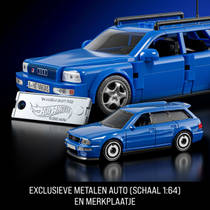 Mattel Brick Shop Hot Wheels Speed serie '94 Audi Avant RS2 Mega Construx productafbeelding 4