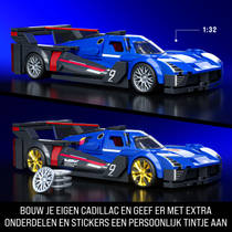 Mattel Brick Shop Hot Wheels Cadillac Project GTP Hypercar productafbeelding 3