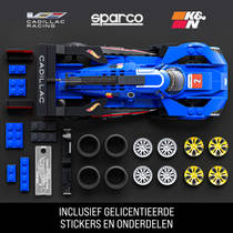 Mattel Brick Shop Hot Wheels Cadillac Project GTP Hypercar productafbeelding 4