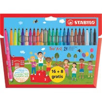 STABILO Trio A-Z stiften etui 16 + 8