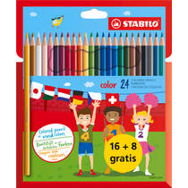 STABILO Color kleurpotloden set 24-delig