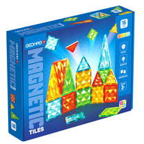 Geomag magnetische tegels edelstenen set 16-delig