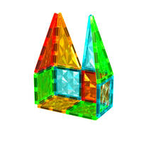 Geomag magnetische tegels edelstenen set 16-delig productafbeelding 4