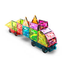 Geomag magnetische tegels edelstenen voertuigen set 24-delig productafbeelding 2