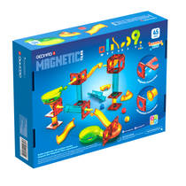 Geomag magnetische tegels knikkerbaan set 45-delig V1 kleuren productafbeelding 4