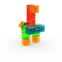 Geomag magnetische blokken edelstenen set 16-delig productafbeelding 8
