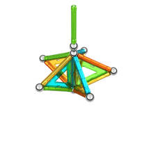 Geomag magnetische stokken edelstenen set 32-delig productafbeelding 3