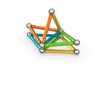 Geomag magnetische stokken edelstenen set 32-delig productafbeelding 9