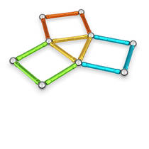 Geomag magnetische stokken edelstenen set 32-delig productafbeelding 6