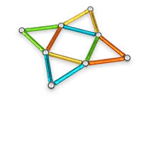 Geomag magnetische stokken edelstenen set 32-delig productafbeelding 8