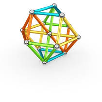 Geomag magnetische stokken edelstenen set 70-delig productafbeelding 9