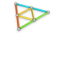 Geomag magnetische stokken edelstenen set 70-delig productafbeelding 4