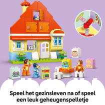 LEGO DUPLO Bluey huis van Bluey en haar familie met geheugenspel 10459 productafbeelding 4